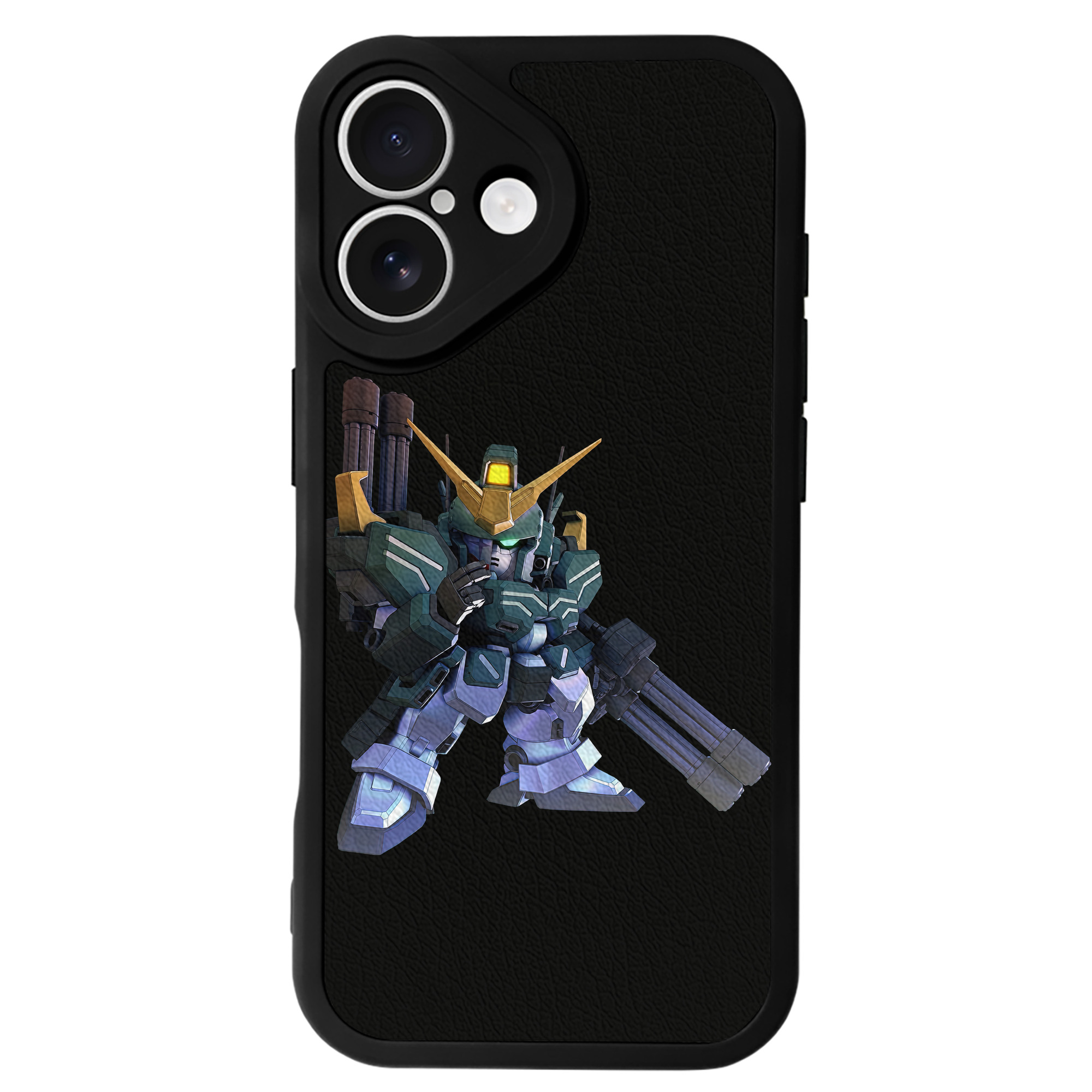 （画像用） 機動戦士ガンダム Mobile Suit Gundam 【iPhone 16シリーズ対応】シリコンスマホケース（レザー調） 材質：シリコン